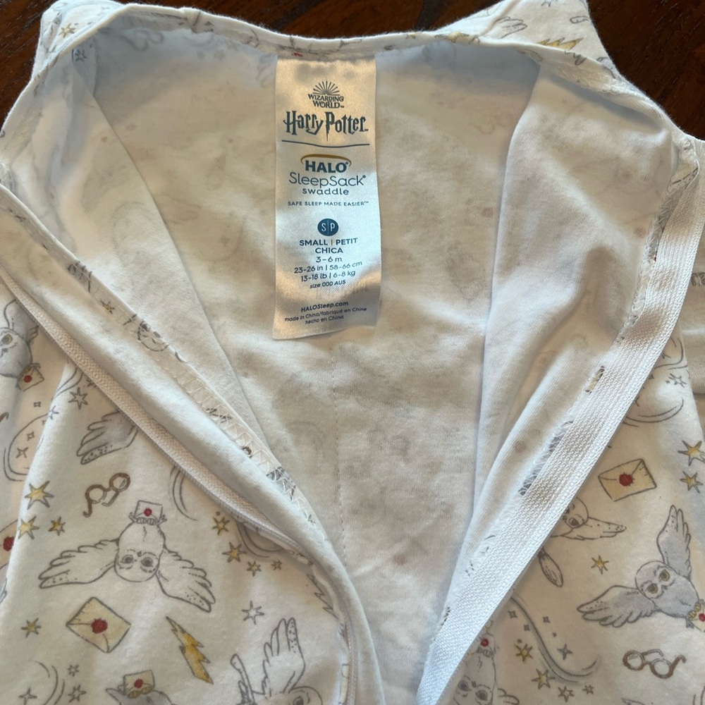 Halo Sleeper Swaddle Harry Potter Print Small
